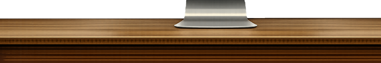 Bureau met monitorvoet